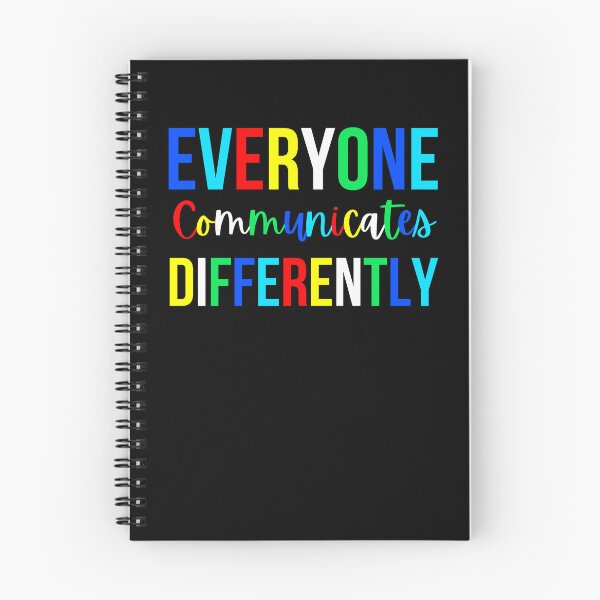 Item preview, Everyone Communicates Differently Autism Awareness Month designed and sold by snowry.