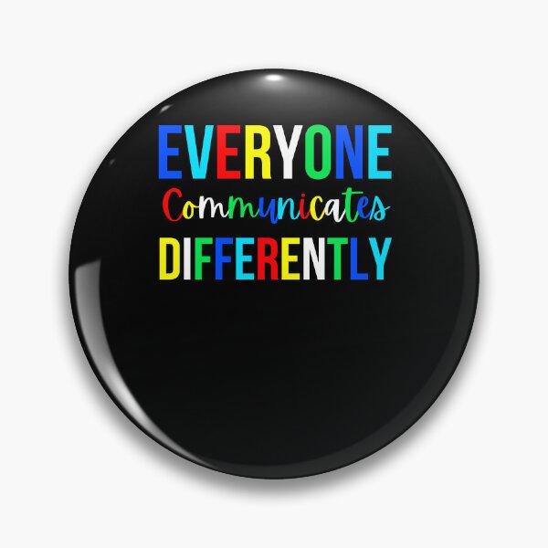 Item preview, Everyone Communicates Differently Autism Awareness Month designed and sold by snowry.