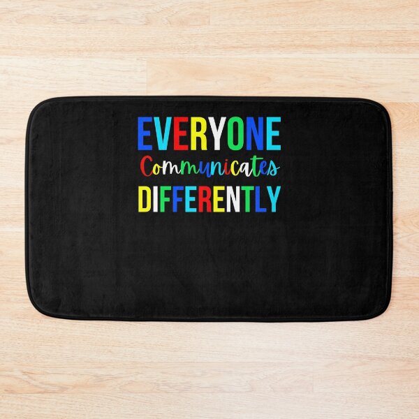 Item preview, Everyone Communicates Differently Autism Awareness Month designed and sold by snowry.
