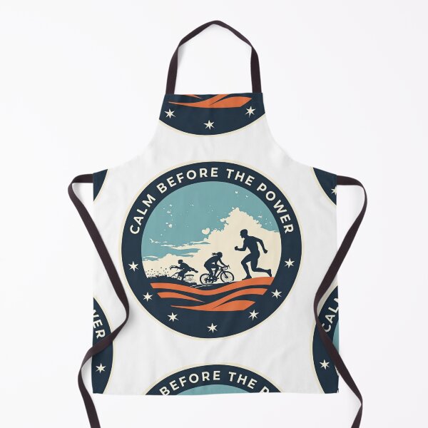 Item preview, Calm Before the Power | Triathlon Motivation Sticker designed and sold by Triathlongram.