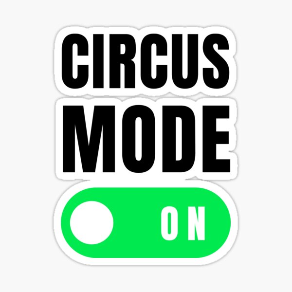Item preview, Circus mode on funny Circus/Carnival fan amusement show designed and sold by snowry.