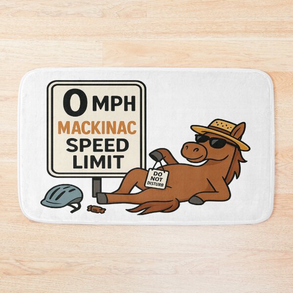 Item preview, 0 MPH – Mackinac Speed Limit designed and sold by Globalcitytees.