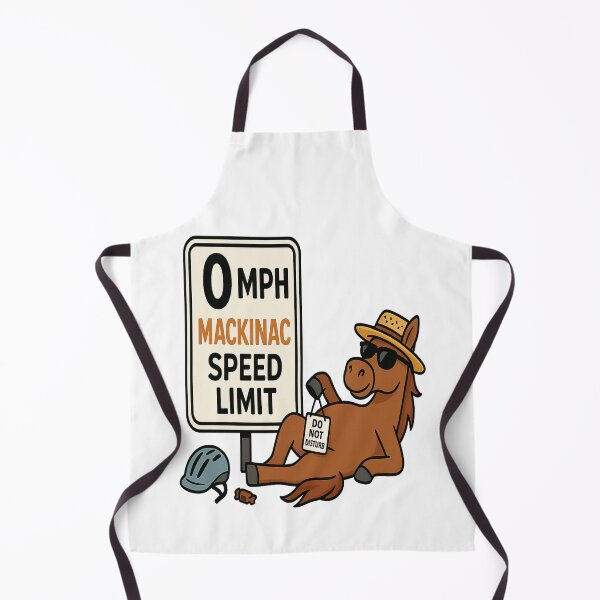 Item preview, 0 MPH – Mackinac Speed Limit designed and sold by Globalcitytees.