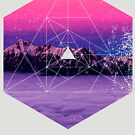 Nature and Geometry - Mountains and Constellations by Denis Marsili