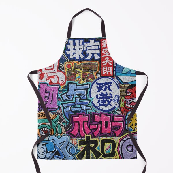 Item preview, Tokio Wildstyle Kanji Graffiti Aop designed and sold by JohnnyVillas.