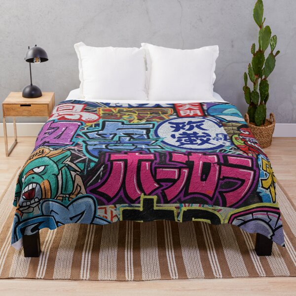 Item preview, Tokio Wildstyle Kanji Graffiti Aop designed and sold by JohnnyVillas.