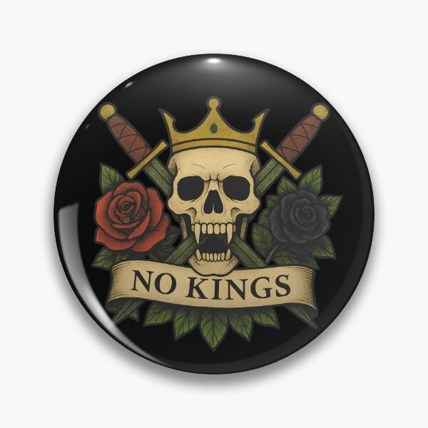 Item preview, No Kings Tattoo designed and sold by Counterhegemonic Apparel.