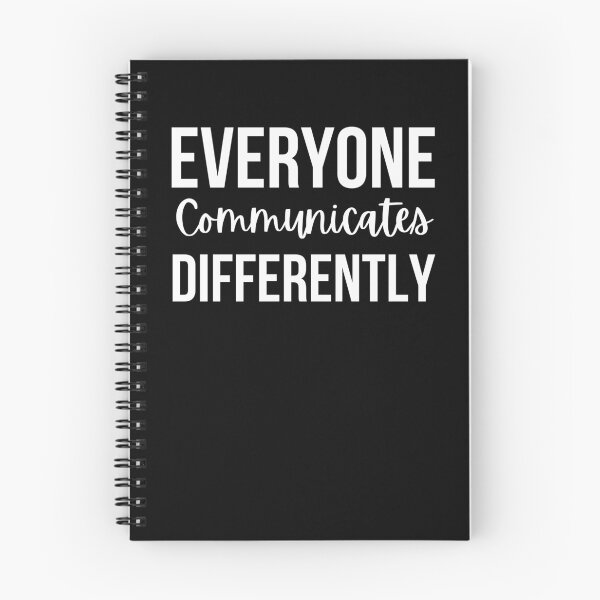Item preview, Everyone Communicates Differently cute Neurodiversity designed and sold by snowry.