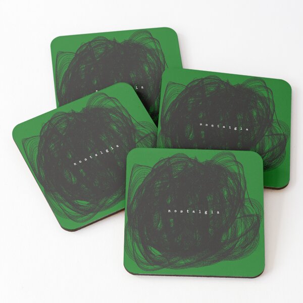 Item preview, Nostalgia – Moody Green Abstract Swirl Artwork designed and sold by Zima23.