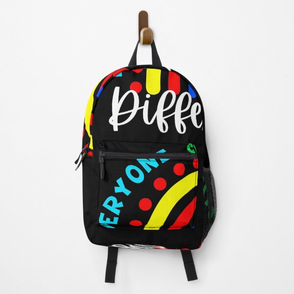 Item preview, Everyone Communicates Differently autism awareness rainbow designed and sold by snowry.