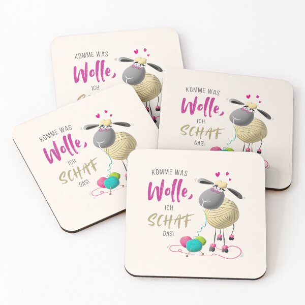 Item preview, Come what may, I'll do it - Funny Illustration Hippie Sheep designed and sold by creationen-surihs.