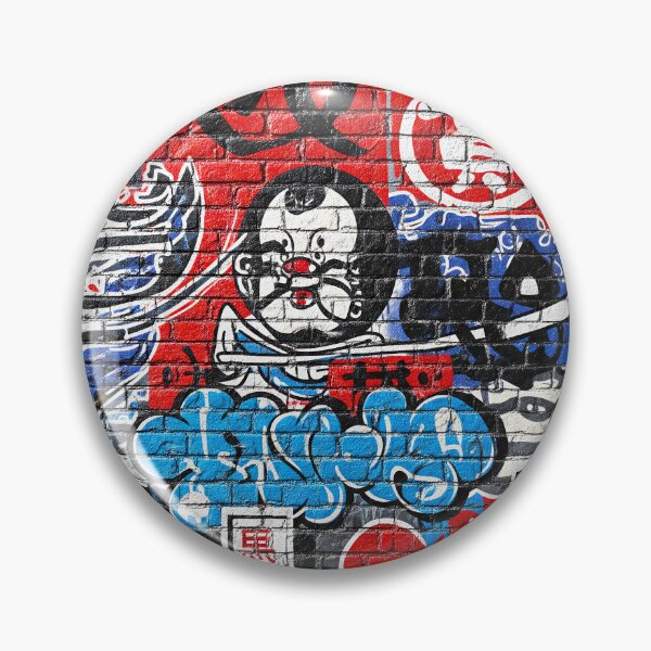 Artikelvorschau, Roter Kranich Ziegel Graffiti Japan Aop entworfen und verkauft von JohnnyVillas.