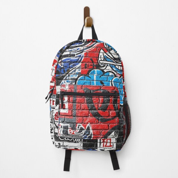 Item preview, Red Crane Brick Graffiti Japan Aop designed and sold by JohnnyVillas.
