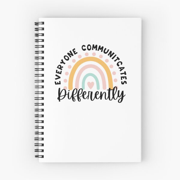 Item preview, Everyone Communicates Differently language pathology rainbow designed and sold by snowry.