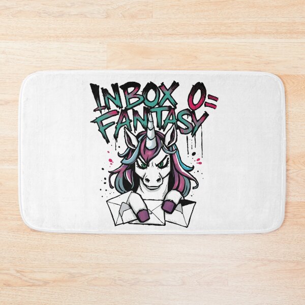 Item preview, Office Humor Unicorn Inbox Zero Fantasy Design designed and sold by FoxyJags.
