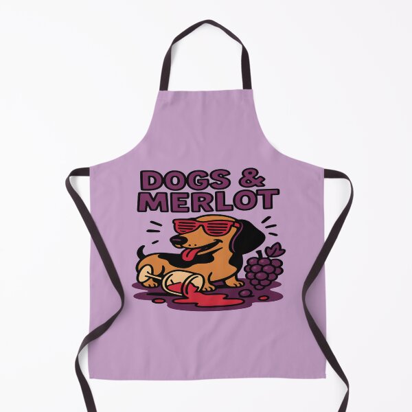 Item preview, Dogs & Merlot designed and sold by Uglyandcute.