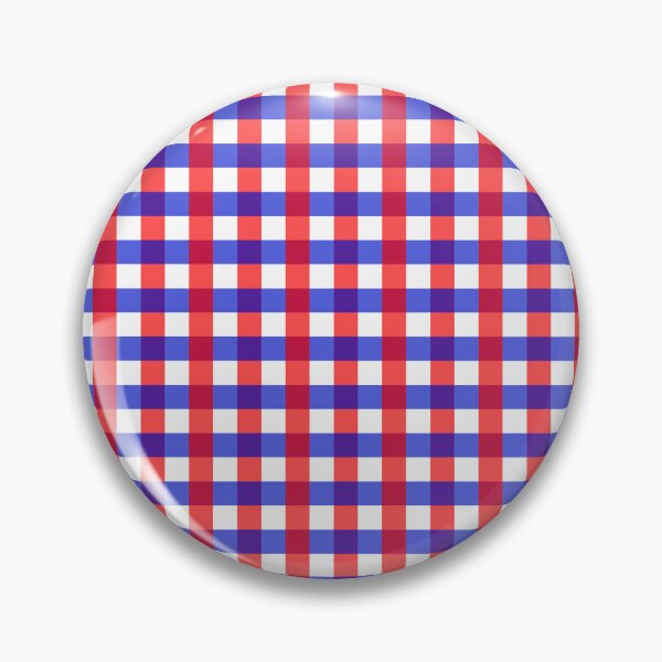 Item preview, Red and Blue Gingham Plaid  designed and sold by PatternTitan.