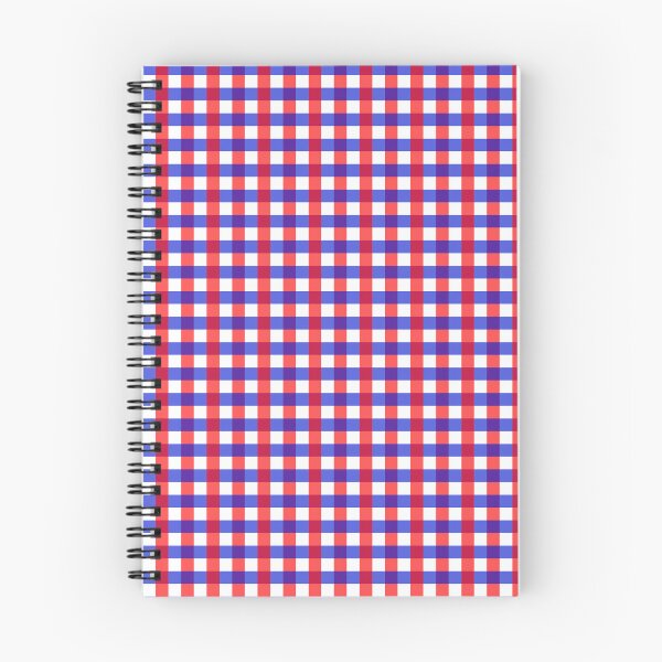 Item preview, Red and Blue Gingham Plaid  designed and sold by PatternTitan.