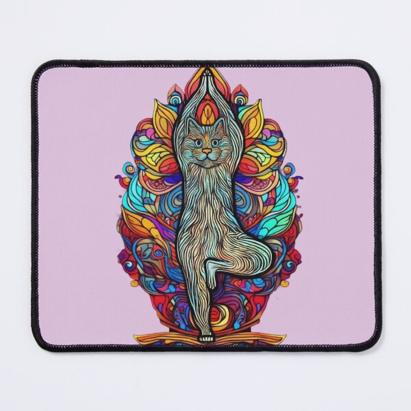 Item preview, Cat Yogini  meditation tee  designed and sold by JumWow.