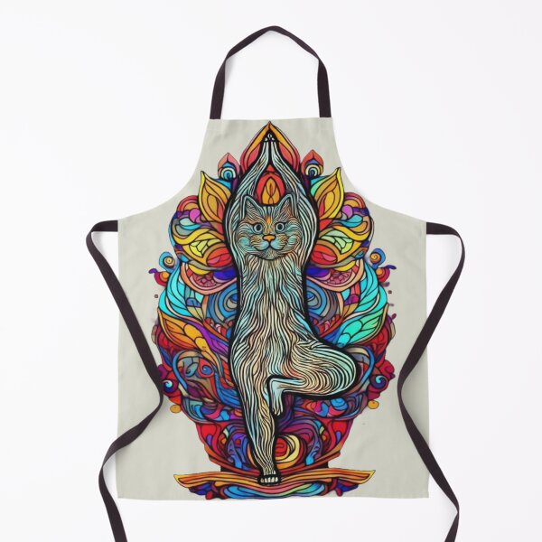 Item preview, Cat Yogini meditation tee designed and sold by JumWow.
