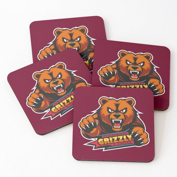 Item preview, Grizzly bear anime logo designed and sold by MerlinWear.
