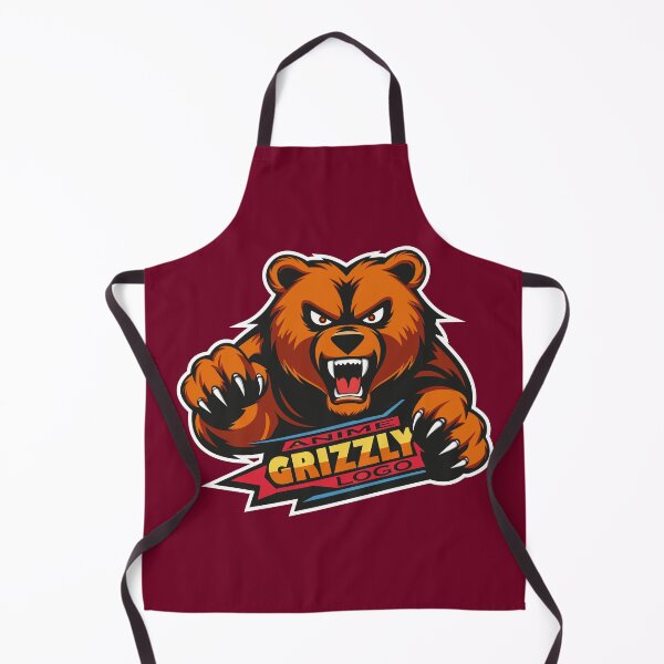 Item preview, Grizzly bear anime logo designed and sold by MerlinWear.