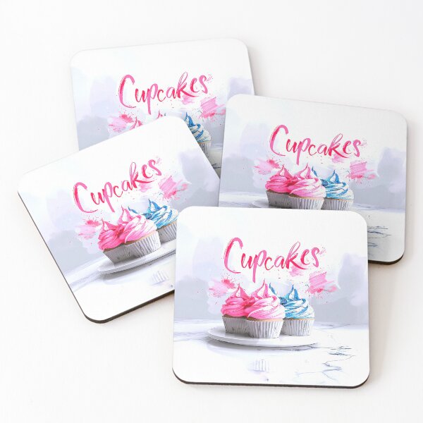Artikelvorschau, Cupcake Cupcakes Pastell entworfen und verkauft von ArtbyJustis.
