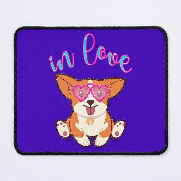 Item preview, corgi in love designed and sold by poupoune.