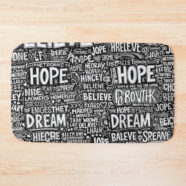 Item preview, Believe Dream Hope Joy Doodle Graffiti Aop designed and sold by JohnnyVillas.