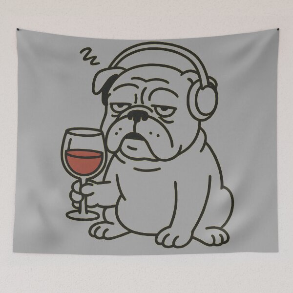 Item preview,  bulldog Sip. Nap. Repeat designed and sold by Uglyandcute.
