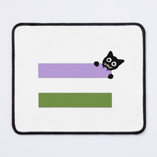 Item preview, Kitty Genderqueer pride designed and sold by Dragon’s Den Designs.