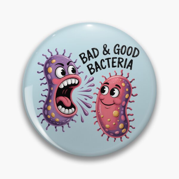 Item preview, Good Bacteria And Bad Bacteria Body Immunity designed and sold by SurrealArtSzysz.