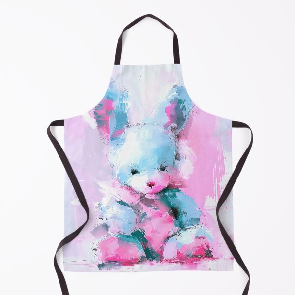 Item preview, Blue and Pink Abstract Teddy Bear designed and sold by ArtbyJustis.