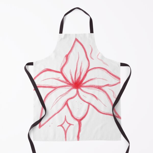 Item preview, Glowing blossom – drawing in red designed and sold by Kunst-Shirt.