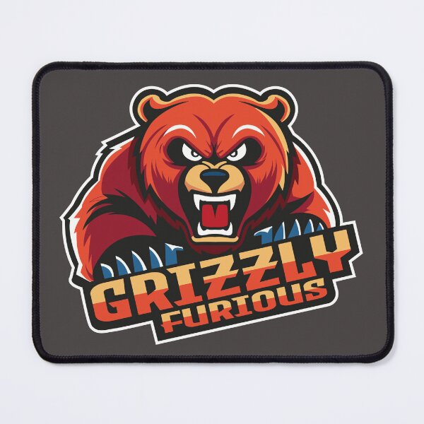 Item preview, Grizzly bear furious designed and sold by MerlinWear.