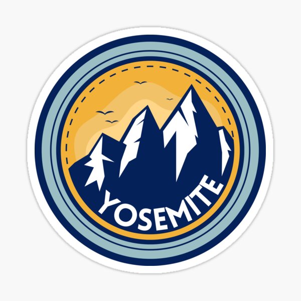 Item preview, Yosemite National State Park Classic T-shirt Sticker designed and sold by ThinkNatural.