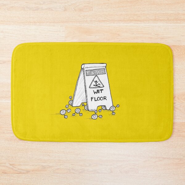 Item preview, Wet Floor Molecules Science Dad Joke designed and sold by PumpkinPieComic.