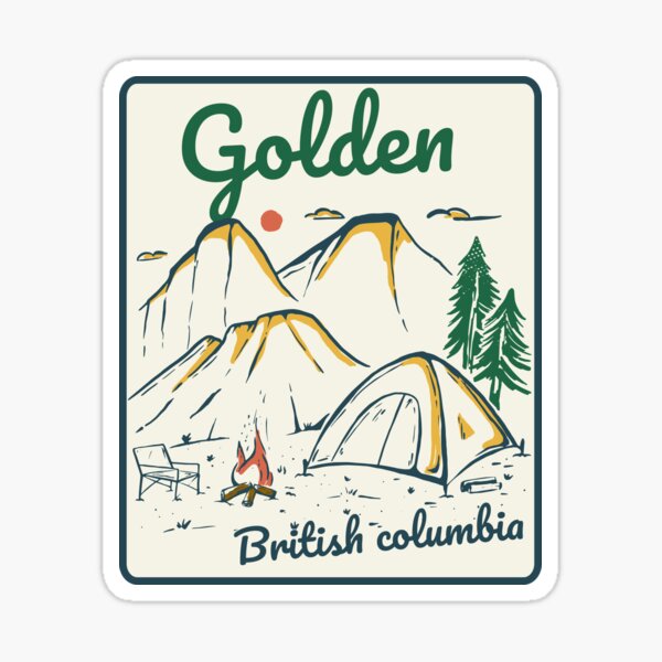 Item preview, Golden British Coumbia designed and sold by Paperfly Doodles.