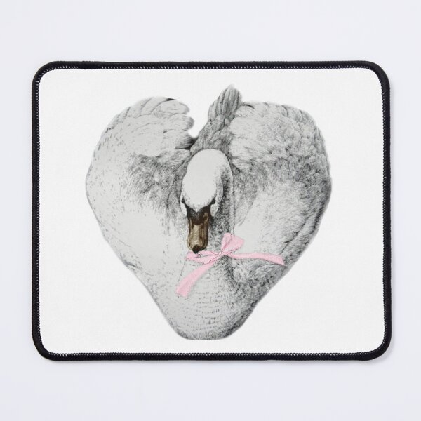 Item preview, Coquette swan with bow designed and sold by Pixiedrop.