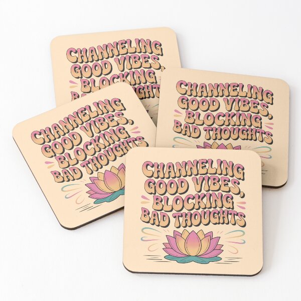 Item preview, Channeling Good Vibes Blocking Bad Thoughts designed and sold by CrypticHMystic.