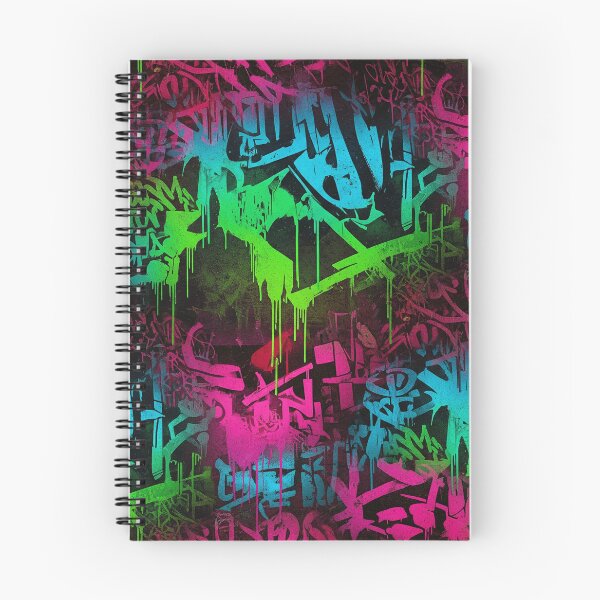 Item preview, Neon Surge Graffiti Flow Aop designed and sold by JohnnyVillas.