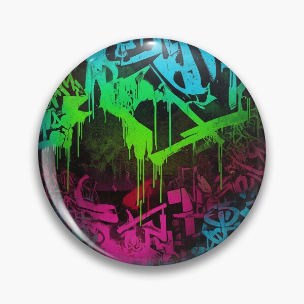 Item preview, Neon Surge Graffiti Flow Aop designed and sold by JohnnyVillas.