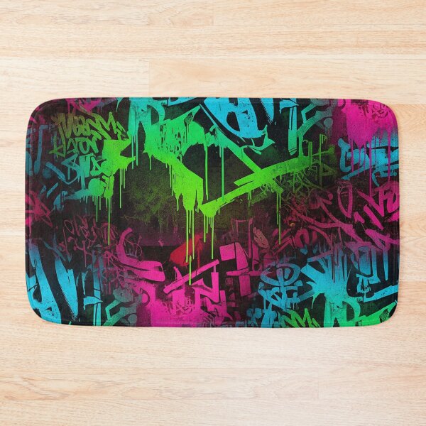 Item preview, Neon Surge Graffiti Flow Aop designed and sold by JohnnyVillas.