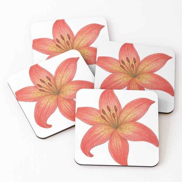 Item preview, Fire Lily – Flower of Strength designed and sold by Kunst-Shirt.
