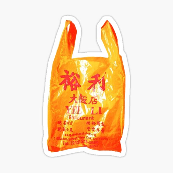Item preview, plastic bag designed and sold by OrangeLineDesigns.