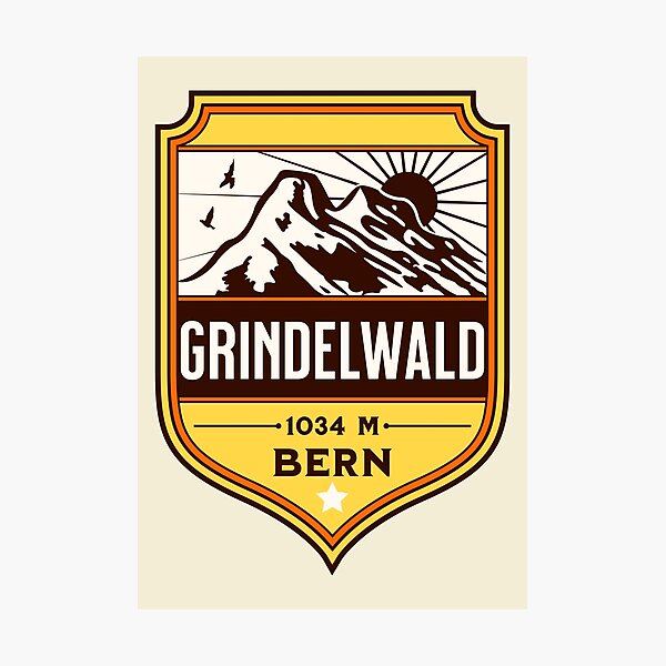 Item preview, Grindelwald Swiss Alps - Bern designed and sold by Paperfly Doodles.