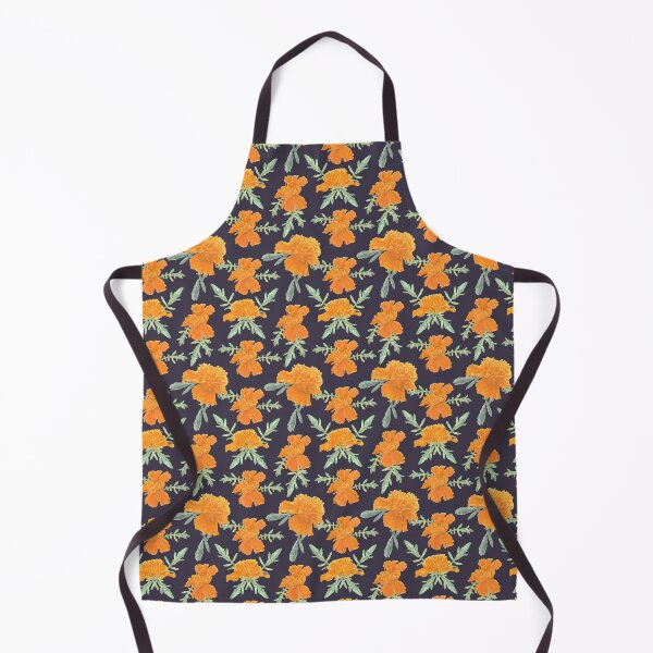 Item preview, Marigolds Watercolour Painting Pattern designed and sold by rachelmcintyreart.