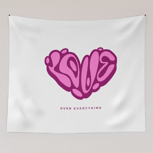 Item preview, Love Over Everything Heart designed and sold by flidesign .