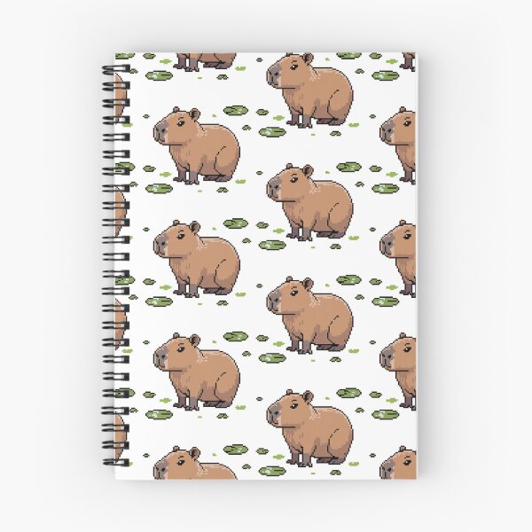 Item preview, Cute Pixel Art Capybara - Funny Pixel Animal Pattern designed and sold by MonkiFlipp.