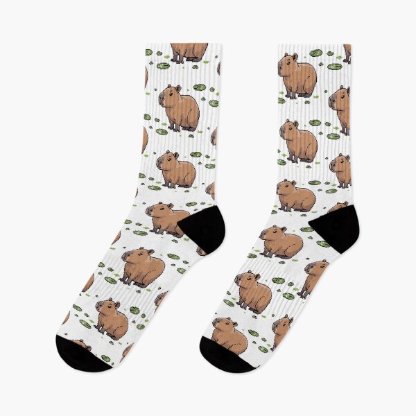 Item preview, Cute Pixel Art Capybara - Funny Pixel Animal Pattern designed and sold by MonkiFlipp.